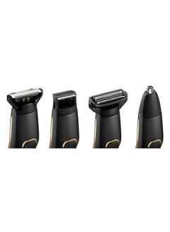 babyliss Carbon Titanium Multi Trimmer Kit Advanced Carbon Titanium Blade For Long-Lasting Cordless Multi Trimmer And 70 Minute Run Time 8 Hour Full Charge With Waterproof Design - MT860SDE, Black Black  - Image 4