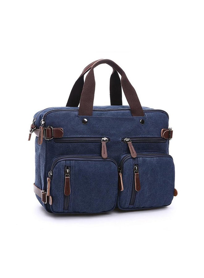 Large Capacity Portfolio Bag Blue 