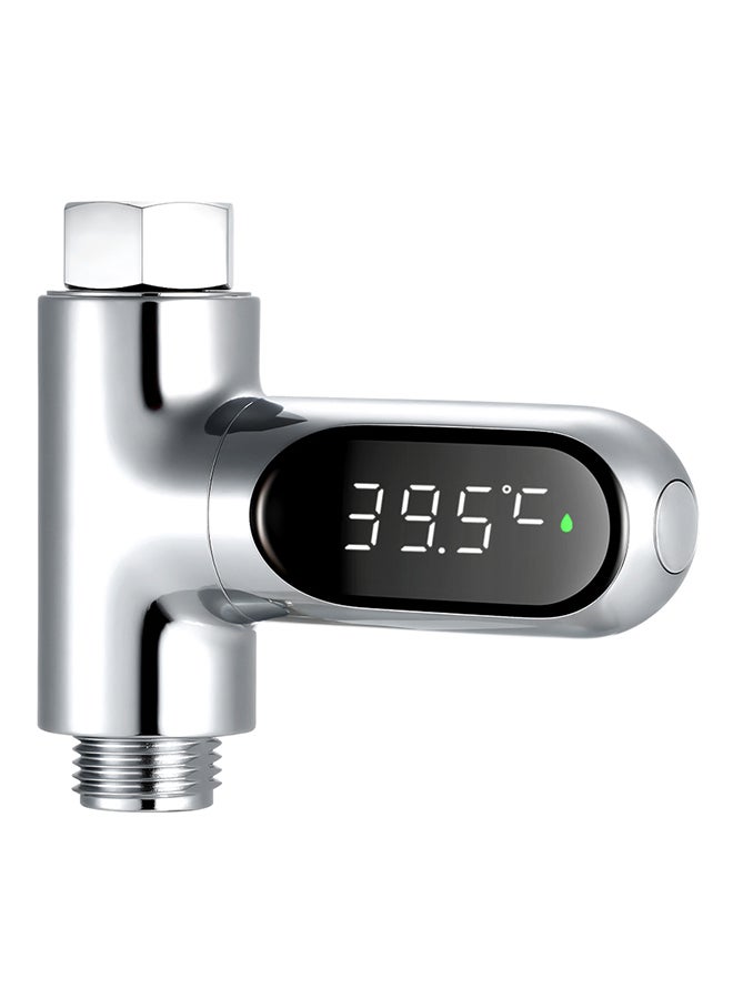 Generic - LED Digital Shower Temperature Display HC-1 Silver - Image 1