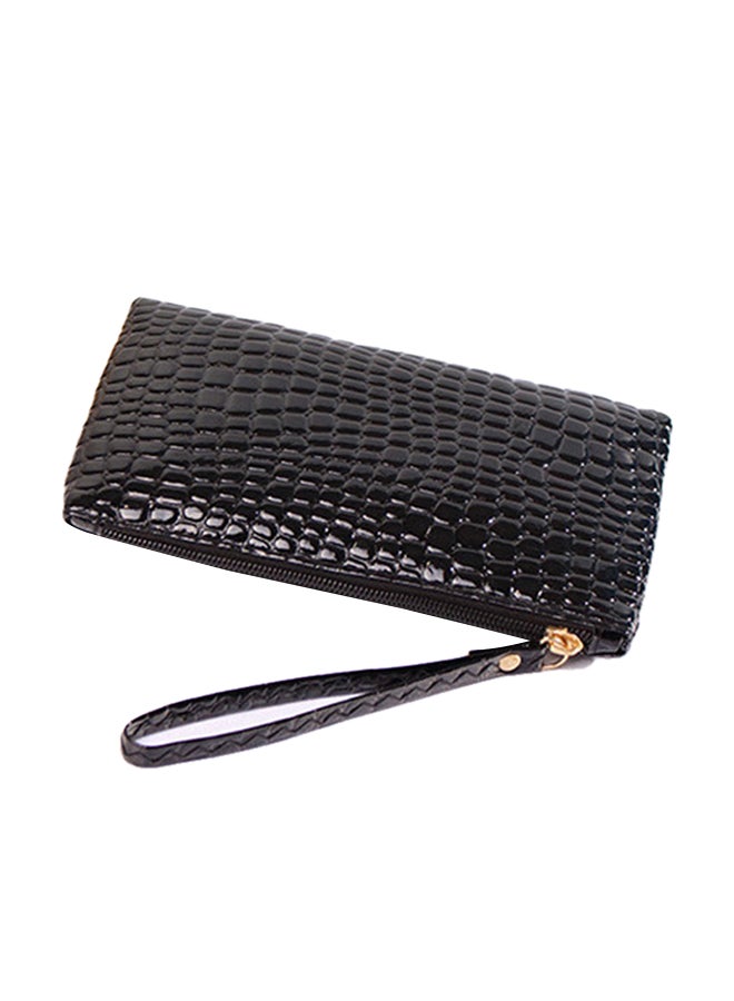 Cartoon Print Wristlet Black  - Image 1
