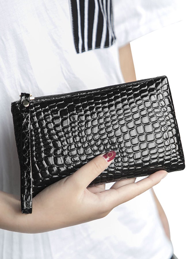 Cartoon Print Wristlet Black  - Image 4
