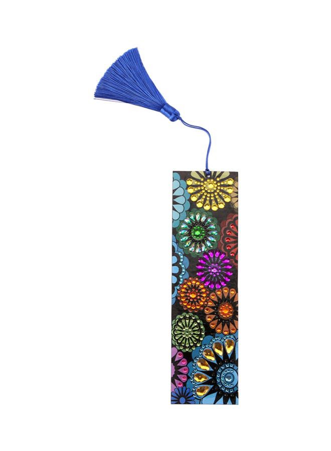 Leather Bookmark With Tassel Pink/Green/Blue - Image 2