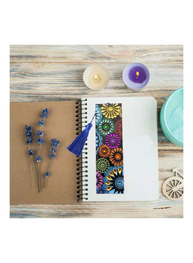 Leather Bookmark With Tassel Pink/Green/Blue - Image 5