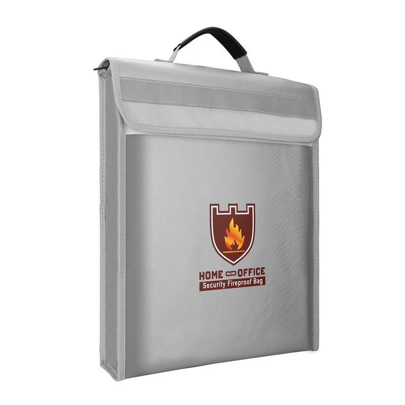 Fireproof Document Bag Silver - Image 1