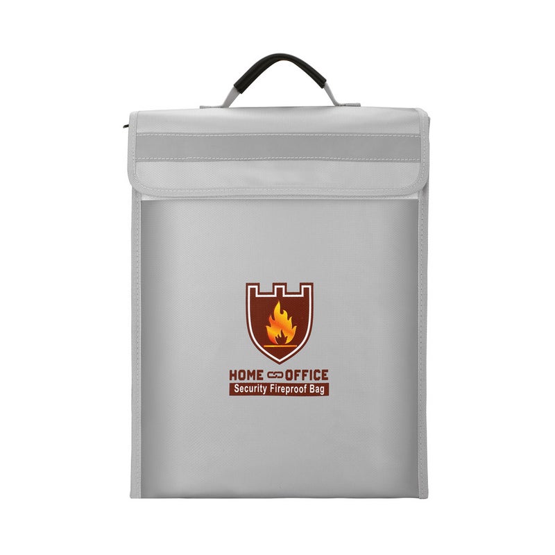 Fireproof Document Bag Silver - Image 5