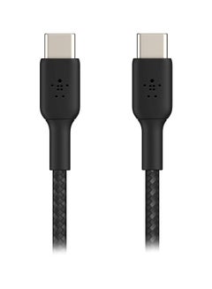 belkin Belkin Braided Usb-C To Usb-C Cable (Usb Type-C Fast Charge Cable For Samsung, Pixel, Ipad Pro And More) - 1M,Black Black  - Image 1