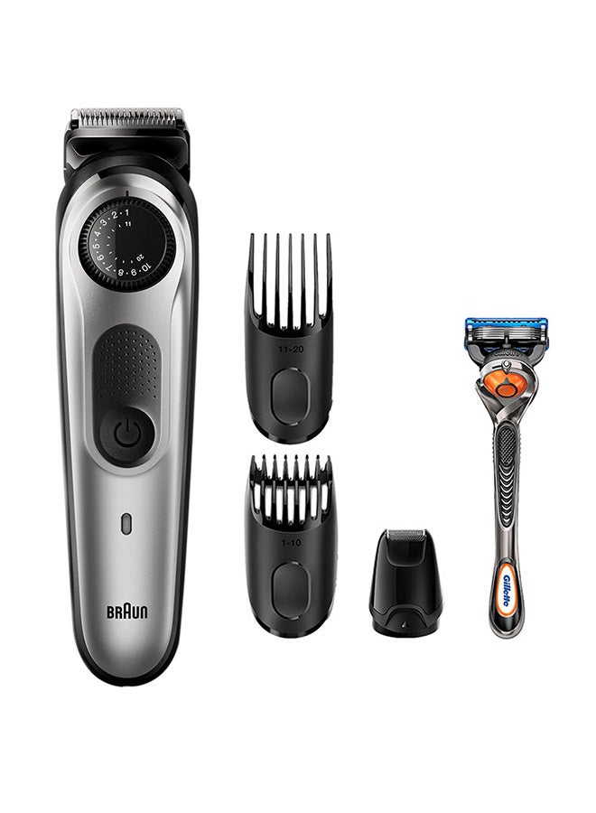 BRAUN Rechargeable Beard Trimmer Set Grey/Black - Image 1