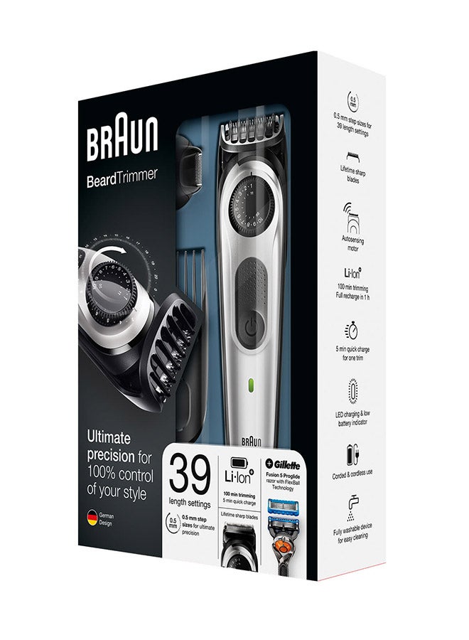 BRAUN Rechargeable Beard Trimmer Set Grey/Black - Image 2