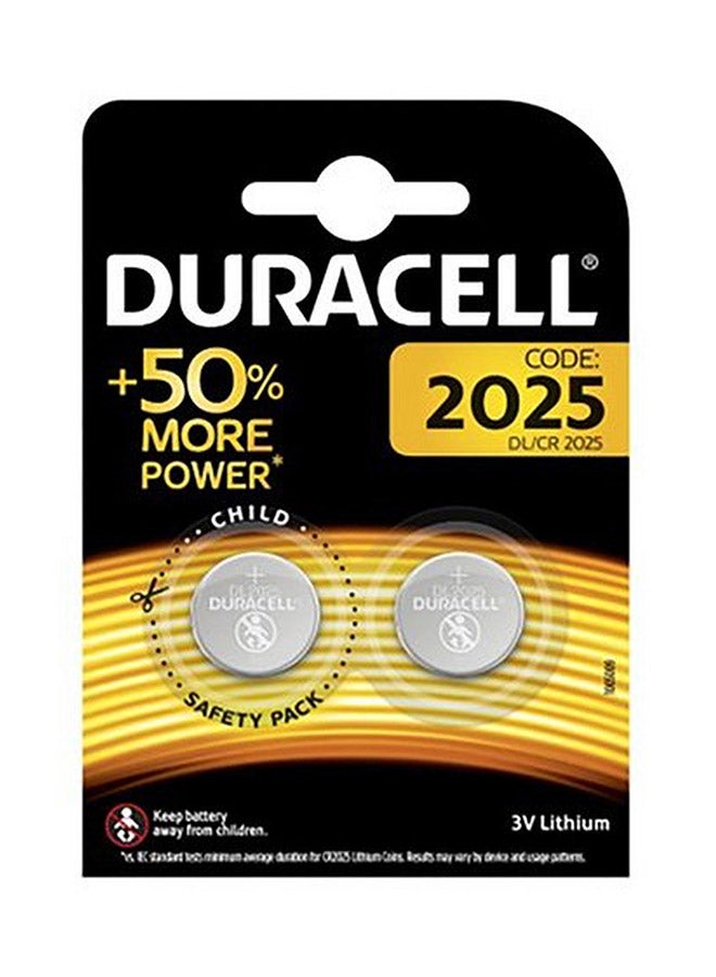 Duracell 2-Piece More Power Lithium Coin Batteries Silver
