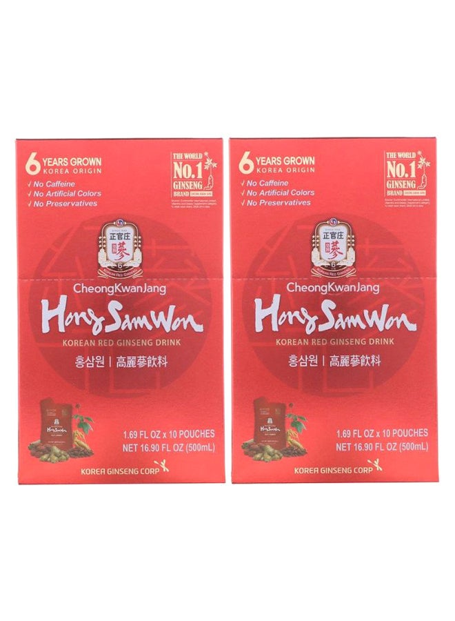 تشونغ كوان جانغ عبوة من 20 قطعة مشروب الجنسنج الأحمر الكوري "هونج سام" - Image 2