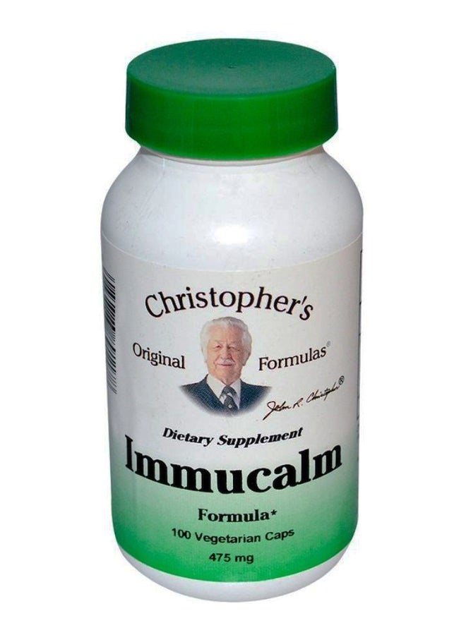 Christopher's Original Formulas - Immucalm Formula Dietary Supplement - 100 Vegetarian Caps - Image 1