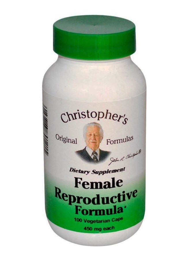 Christopher's Original Formulas Female Reproductive Formula - 100 Veggie Caps - Image 1