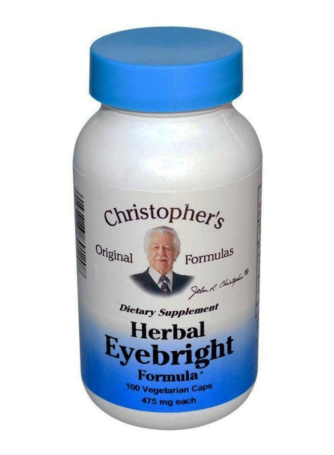 Christopher's Original Formulas Herbal Eyebright Formula - 100 Capsules - Image 1