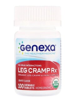 Grape Flavour Leg Cramp Rx And Pain Formula - 100 Chewable Tablets