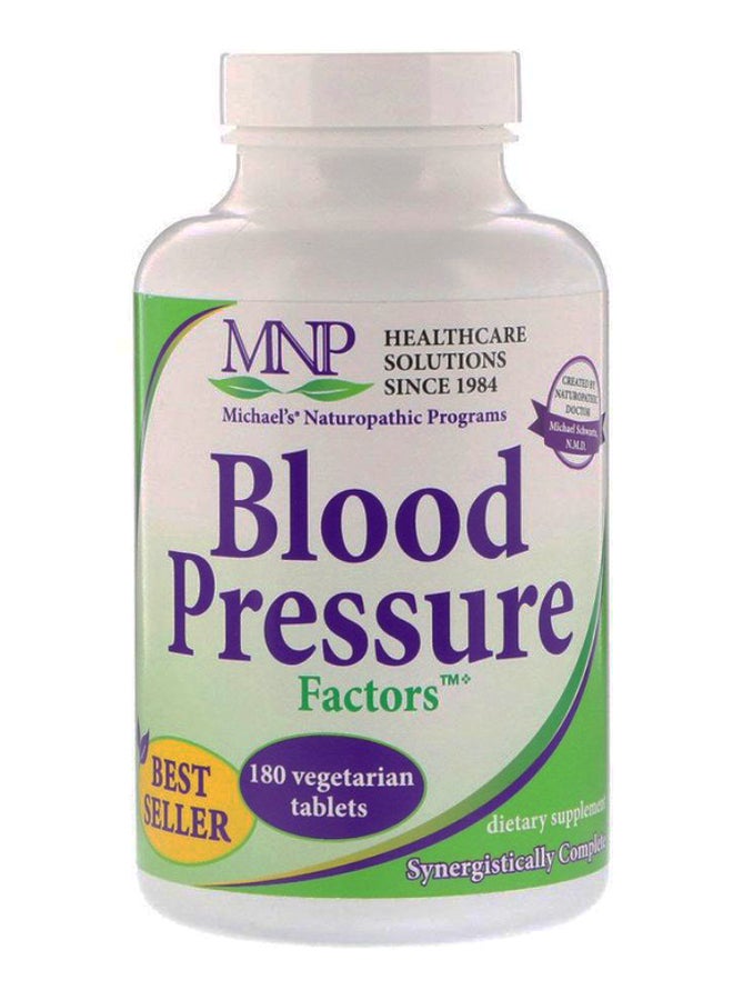 Michael's Naturopathic Blood Pressure Factors - 180 Vegetarian Tablets - Image 1