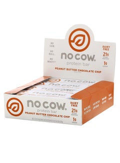 No Cow Pack Of 12 Protein Peanut Butter Chocolate Chip Bars 