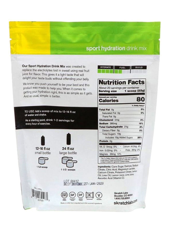 Skratch Labs Lemon And Lime Sport Hydration Drink Mix - Image 2