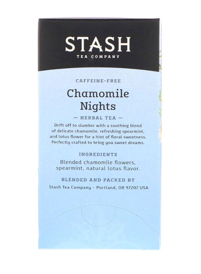 Stash Tea - Pack Of 20 Herbal Tea Chamomile Nights Tea Bags - Image 1