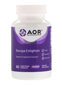 Bacopa Enlighten Dietary Supplement - 60 Vegetarian Capsules