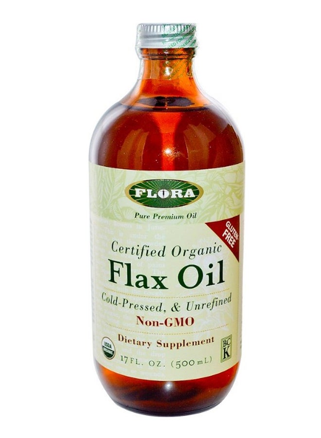 فلورا زيت بذر كتان عضوي معتمد - Image 1