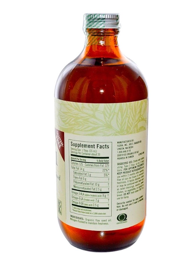 فلورا زيت بذر كتان عضوي معتمد - Image 2