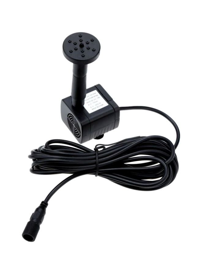 Generic - Solar-Powered Water Pump Kit Black 18.7x5x12.5cm - Image 1