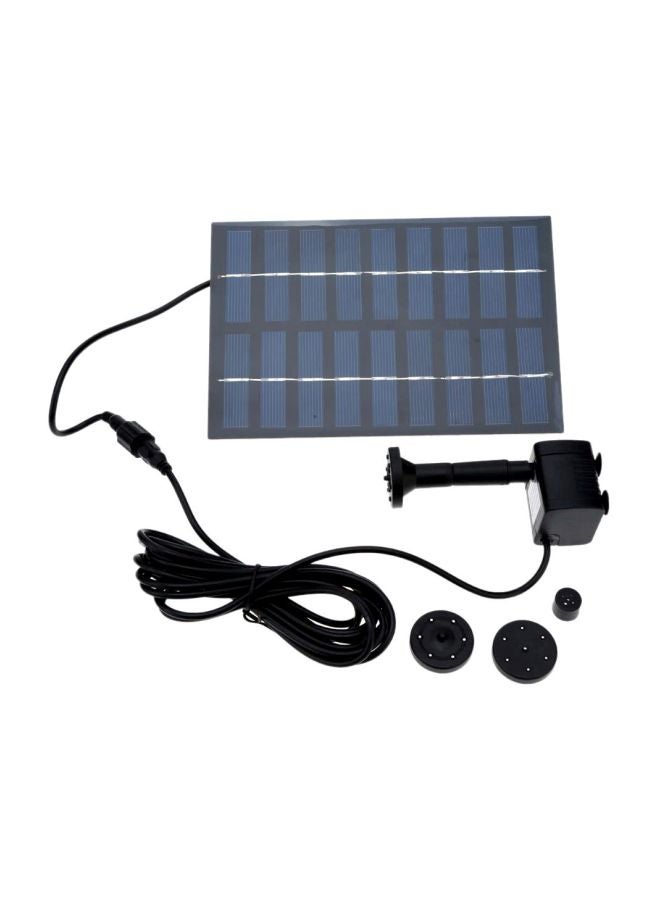 Generic - Solar-Powered Water Pump Kit Black 18.7x5x12.5cm - Image 1