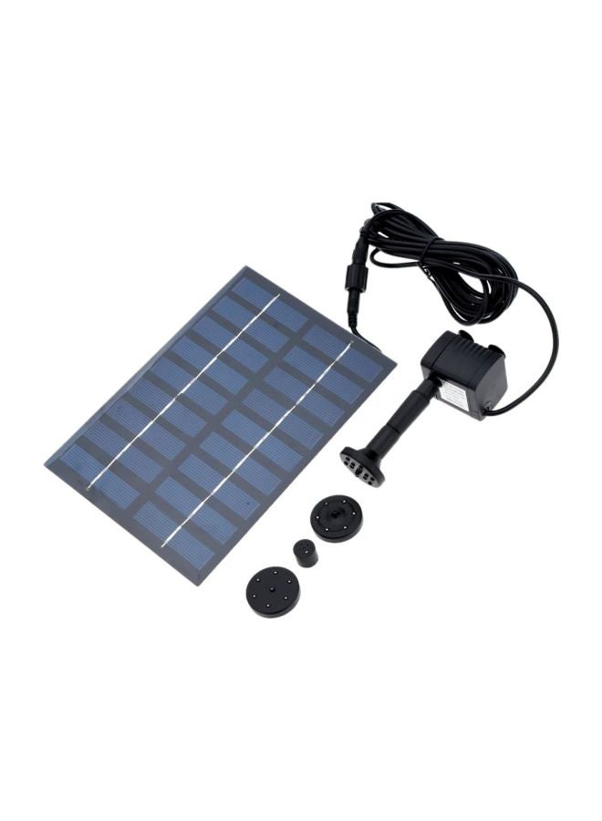 Generic - Solar-Powered Water Pump Kit Black 18.7x5x12.5cm - Image 1