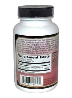 Imperial Elixir Korean White Ginseng - 100 Capsules  - Image 2