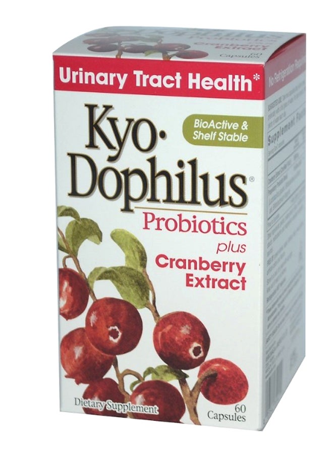 kyolic Plus Cranberry Extract Kyo-Dophilus - 60 Capsules - Image 1
