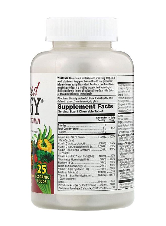 KAL Mango Pineapple Flavour Enhanced Energy Multivitamin - 60 Chewable Tablets - Image 2