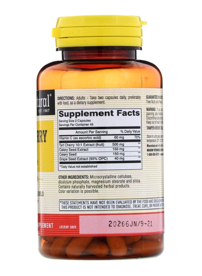 Mason Natural Tart Cherry- 90 Veggie Caps - Image 2