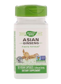Asian Ginseng - 50 Vegan Capsules