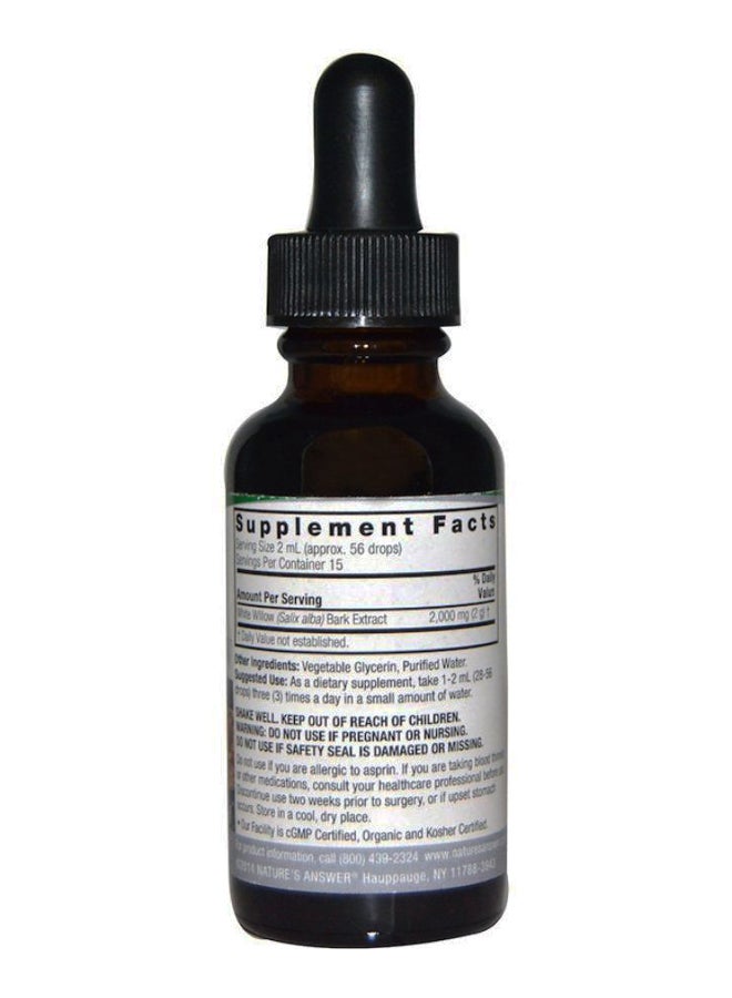 NATURE'S ANSWER White Willow Salix Alba - Image 2