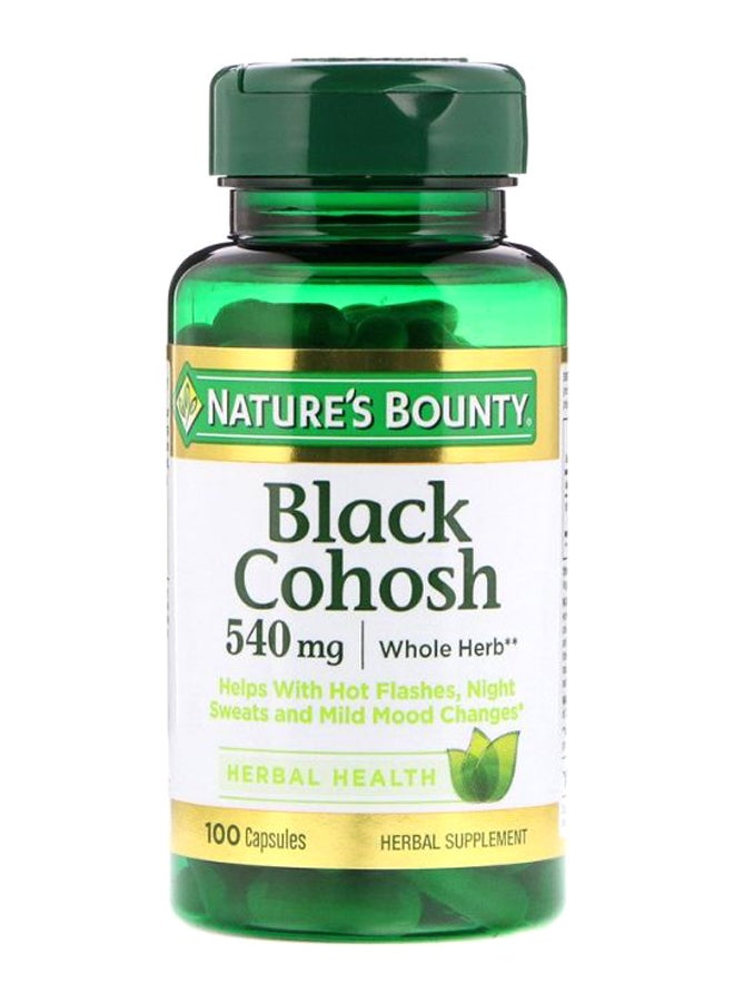 NATURE'S BOUNTY Black Cohosh - 100 Capsules  - Image 1
