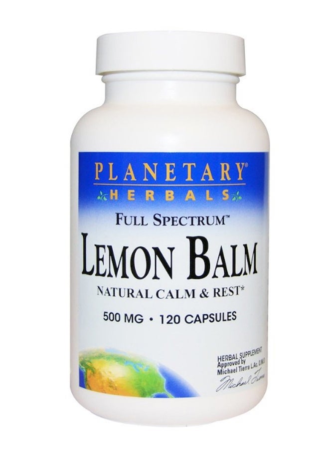 بلانتاري هيربالز مكملٌ غذائي فول سبيكتروم بالليمون - يحتوي 120 كبسولة . - Image 1