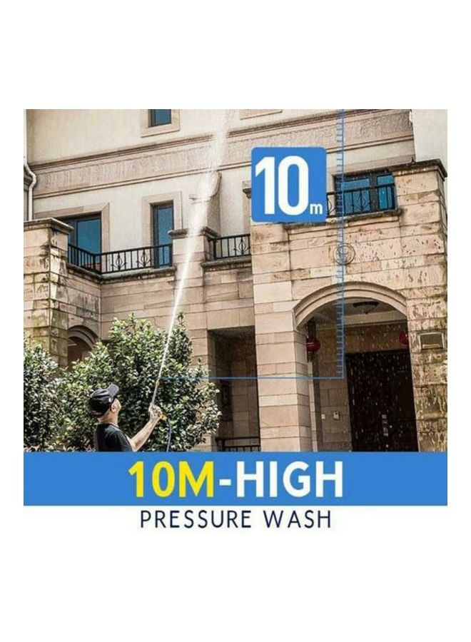 2-In-1 High Pressure Washer Black/Silver/Yellow 15x5x5cm  - Image 5