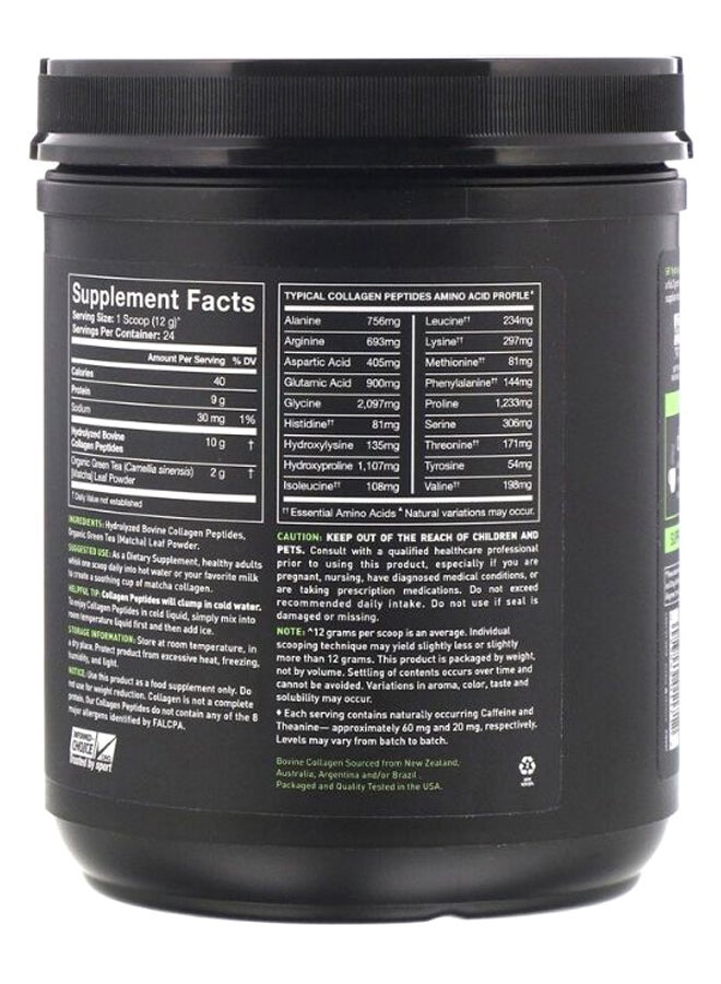 SPORTS RESEARCH - Collagen Peptides Matcha Green Tea Dietary Supplement - Image 1