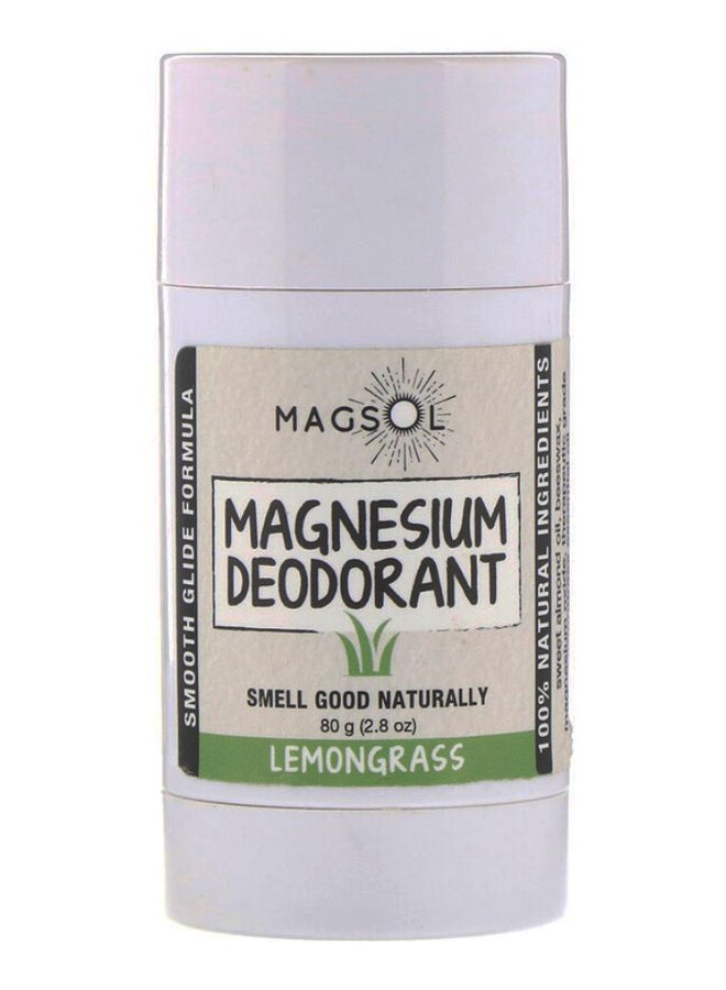 Magsol Lemongrass Magnesium Deodorant 80grams - Image 1