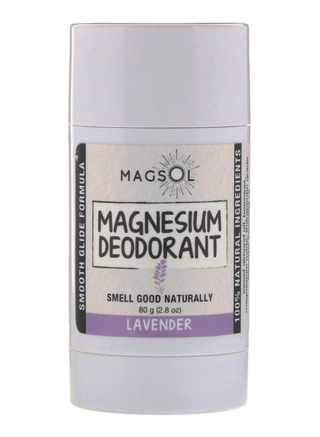 Magsol Lavender Magnesium Deodorant 80grams - Image 1