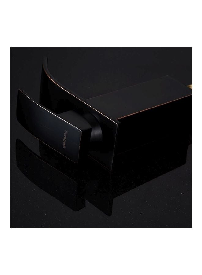 homgeek Single Handle Waterfall Sink Faucet Black 25cm  - Image 4