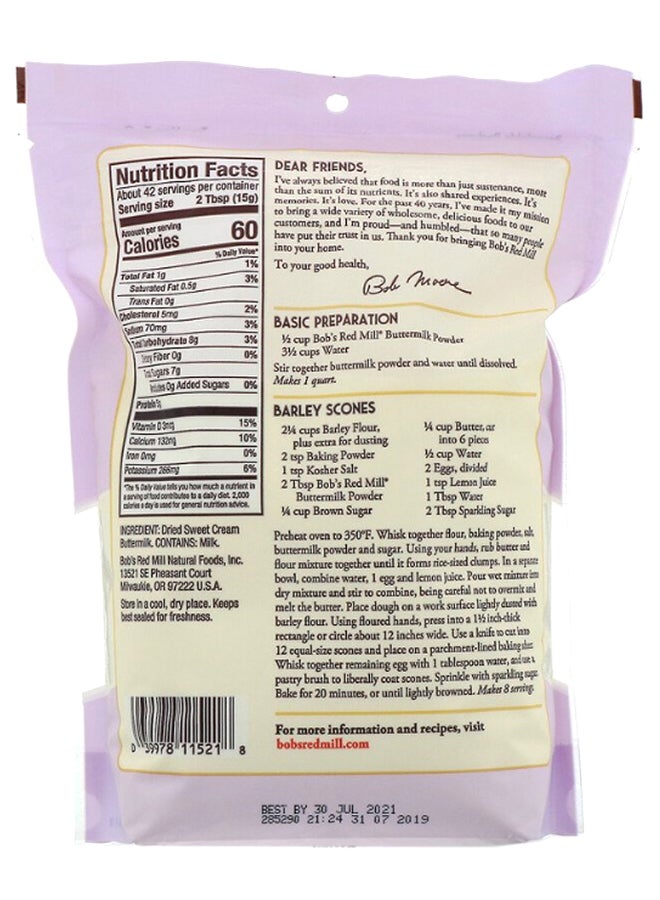 Bob's Red Mill - Sweet Cream  Buttermilk Powder - Image 1