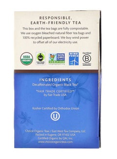 Choice Organic Teas Organic English Breakfast Decaf Black Tea Bag 32grams Pack of 16  - Image 2