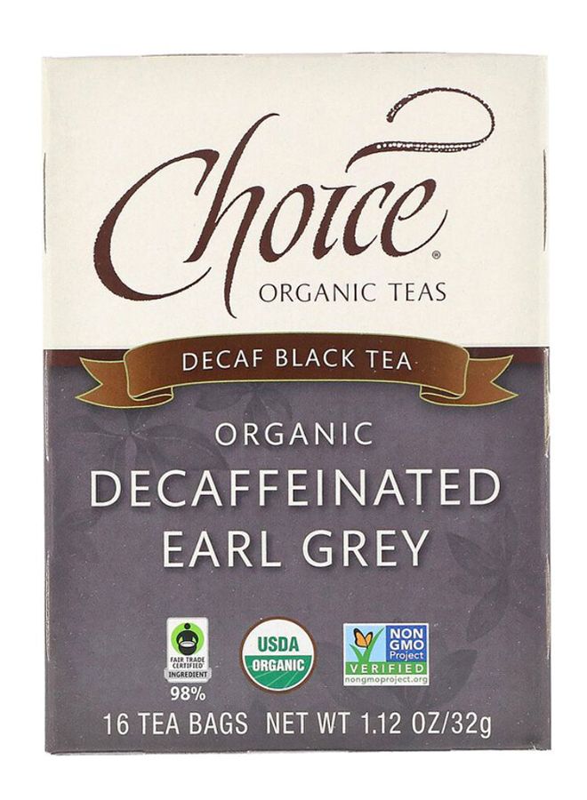 Choice Organic Teas Organic Decaf Black Tea Bag 32grams Pack of 16 - Image 1