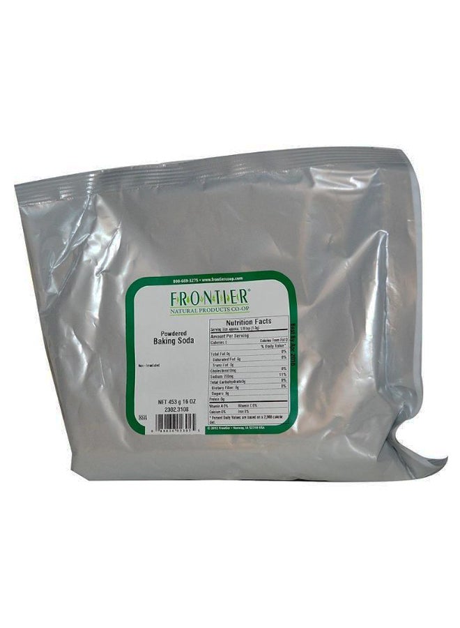 Frontier Natural Products Powdered Baking Soda 453grams  - Image 1