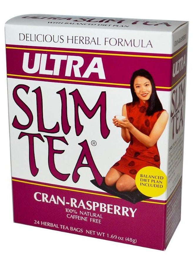 Hobe Labs Cran Raspberry Ultra Slim Tea Bag 1.69ounce 