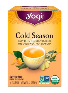 YOGI Organic Cold Season Tea Bag 