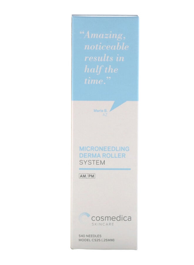 Cosmedica Skincare Micro Needling Derma Massage Roller White - Image 2