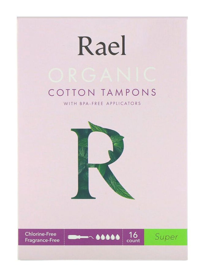 Rael Organic Cotton Tampons - Image 1