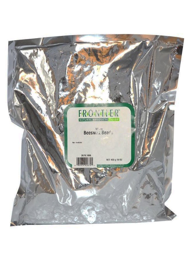 Frontier Skin Care Beeswax Beads White 453grams - Image 1